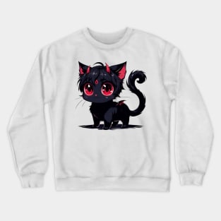 Evil Cute Kitty Crewneck Sweatshirt
